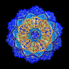 Load image into Gallery viewer, Hand Painted Enamel on Copper Mina kari Plates Wall Hanging Wall Art