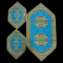 Load image into Gallery viewer, Handmade Termeh 3 Pieces Coffee Table Table Runner & Side Table Tablecloths