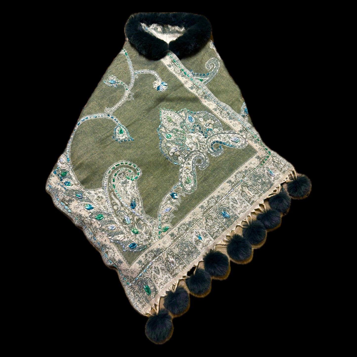 Handmade Scarf, Shawl, Wrap, Poncho, Cape