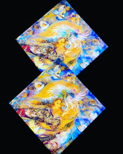 Load image into Gallery viewer, Farsi Calligraphy & Tile Design Persian Cushion Covers