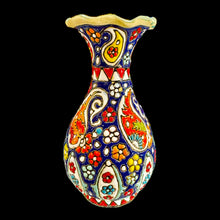 Load image into Gallery viewer, Hand Painted Enamel On Clay Minakari Vases