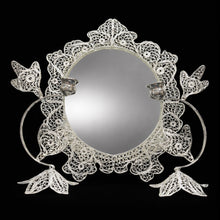 Load image into Gallery viewer, Handmade Filigree Mirror & Candle Holders