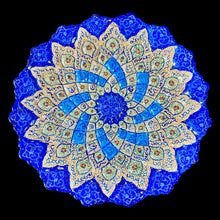 Load image into Gallery viewer, Hand Painted Enamel on Copper Mina kari Plates Wall Hanging Wall Art