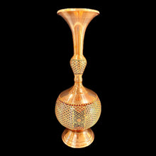 Load image into Gallery viewer, Handmade Inlaid On Copper Khatam Kari Vases