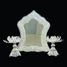 Load image into Gallery viewer, Handmade Filigree Mirror & Candle Holders