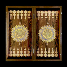 Load image into Gallery viewer, Handmade wooden backgammon,chess & checkers
