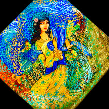 Load image into Gallery viewer, Farsi Calligraphy & Tile Design Persian Cushion Covers