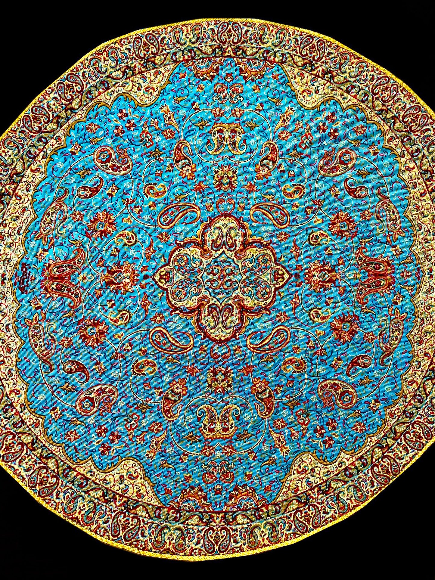 Handmade Small Round Termeh Tablecloths