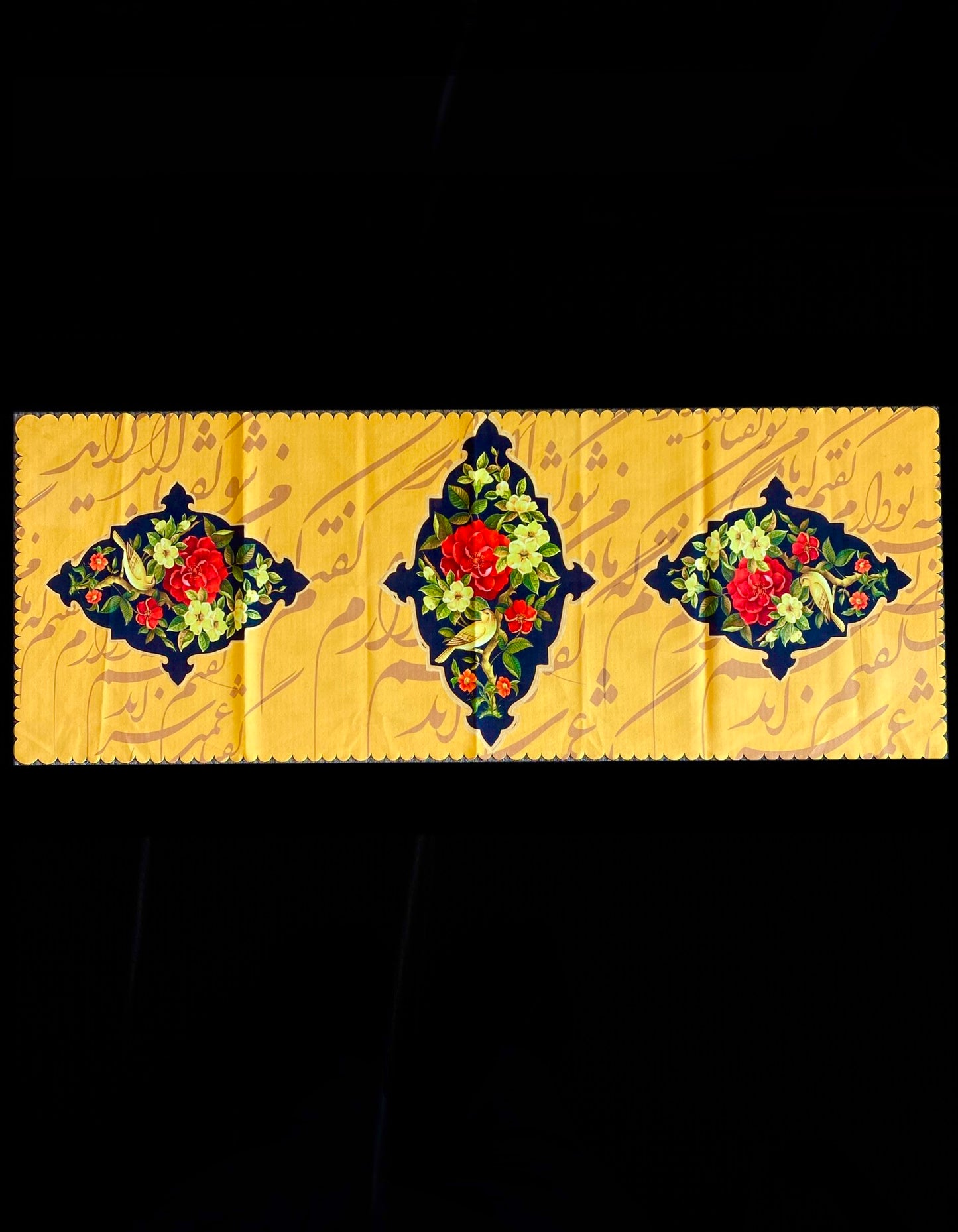 Farsi Calligraphy & Tile Design Persian Table Runners