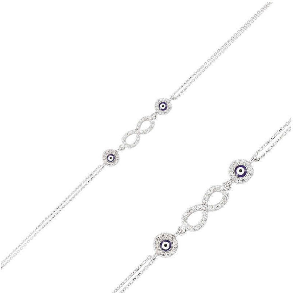925 Sterling Silver Evil Eye Bracelets