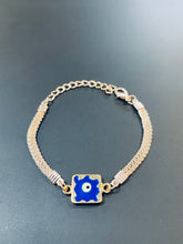 Load image into Gallery viewer, Rose Gold Evil Eye Bracelet