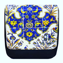 Load image into Gallery viewer, Farsi Calligraphy & Tile Style Persian Purse
