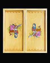 Load image into Gallery viewer, Handmade Inlaid Khatam Kari Backgammon, Chess & Checkers Board
