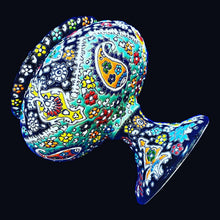 Load image into Gallery viewer, Hand Painted Enamel On Clay Mina Kari Candy Bowl