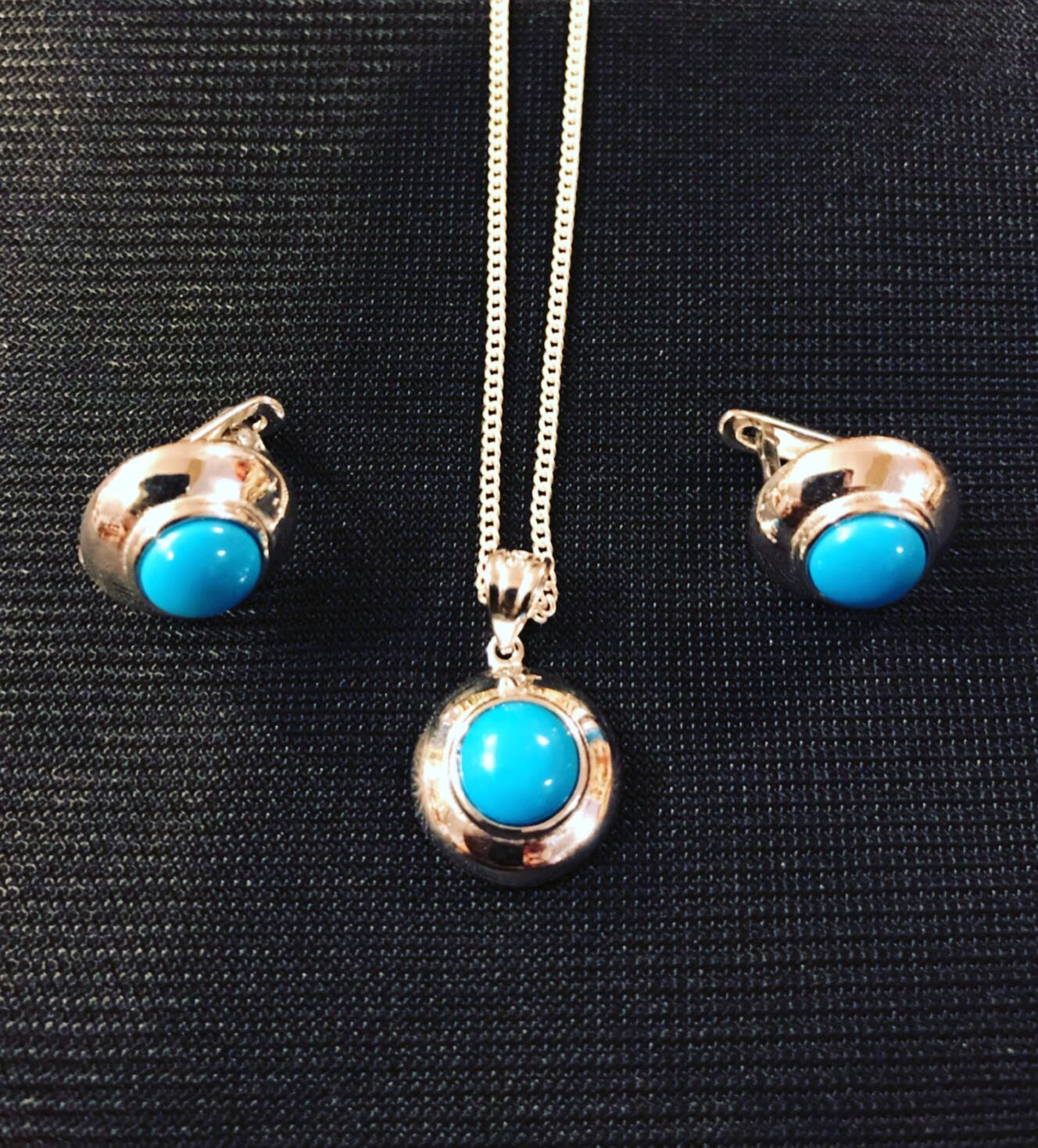 925 Sterling Silver Turquoise Sets
