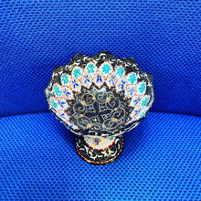 Load image into Gallery viewer, Hand Painted Enamel On Copper Mina Kari Bowl