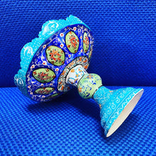 Load image into Gallery viewer, Hand Painted Enamel On Copper Mina Kari Bowl