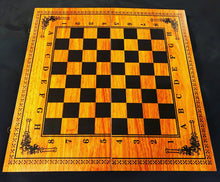 Load image into Gallery viewer, Handmade wooden backgammon,chess & checkers