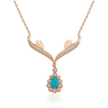 Load image into Gallery viewer, 925 Sterling Silver Turquoise Necklaces