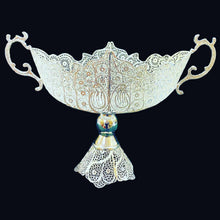 Load image into Gallery viewer, Handmade filigree pedestal dishes