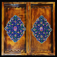 Load image into Gallery viewer, Handmade Inlaid Khatam Kari Backgammon, Chess & Checkers Board
