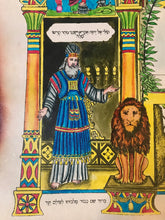 Load image into Gallery viewer, Handmade Inlaid & Hand Painted On Leather Ten Commandments