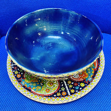 Load image into Gallery viewer, Hand painted Enamel On Clay Mina Kari Dishes