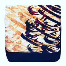 Load image into Gallery viewer, Farsi Calligraphy & Tile Style Persian Purse