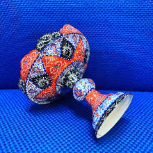 Load image into Gallery viewer, Hand Painted Enamel On Copper Mina Kari Bowl