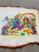 Load image into Gallery viewer, Hand Painted on Leather Wall Arts