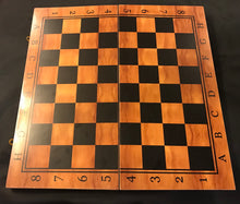 Load image into Gallery viewer, Handmade wooden backgammon,chess & checkers