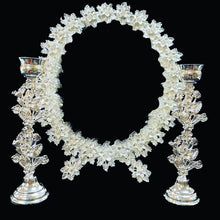 Load image into Gallery viewer, Handmade Filigree Mirror & Candle Holders
