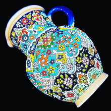 Load image into Gallery viewer, Hand Painted Enamel On Clay Mina Kari Pitchers