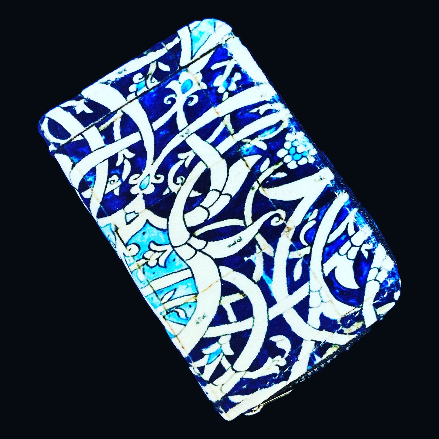 Farsi Calligraphy & Tile Style Persian Credit Card Holder