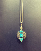 Load image into Gallery viewer, 925 Sterling Silver Turquoise Necklaces