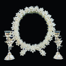 Load image into Gallery viewer, Handmade Filigree Mirror & Candle Holders