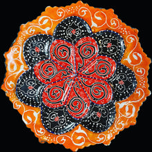 Load image into Gallery viewer, Hand Painted Enamel on Copper Mina kari Plates Wall Hanging Wall Art