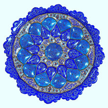 Load image into Gallery viewer, Hand Painted Enamel on Copper Mina kari Plates Wall Hanging Wall Art
