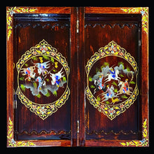 Load image into Gallery viewer, Handmade Inlaid Khatam Kari Backgammon, Chess & Checkers Board