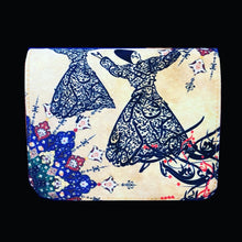 Load image into Gallery viewer, Farsi Calligraphy & Tile Style Persian Purse