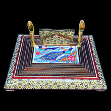 Load image into Gallery viewer, Handmade Inlaid Pen, Envelope or Business Card Holder