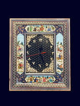 Load image into Gallery viewer, Handmade Inlaid & Enamel Khatam Kari and Mina Kari Clocks Wall Hanging Wall Art