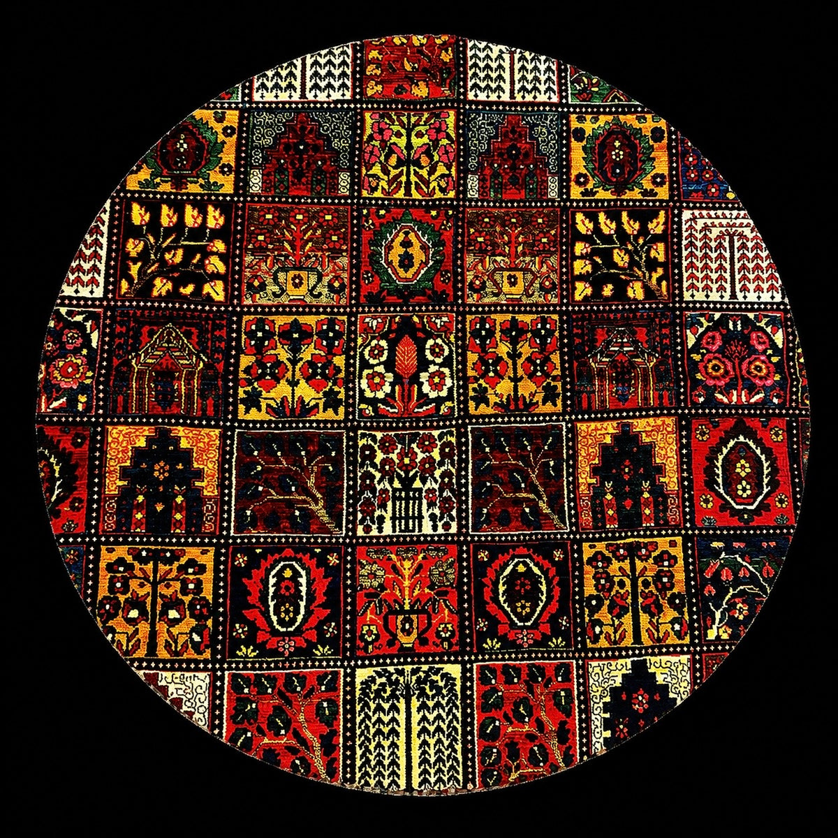 Farsi Calligraphy & Tile Design Persian Round tablecloths
