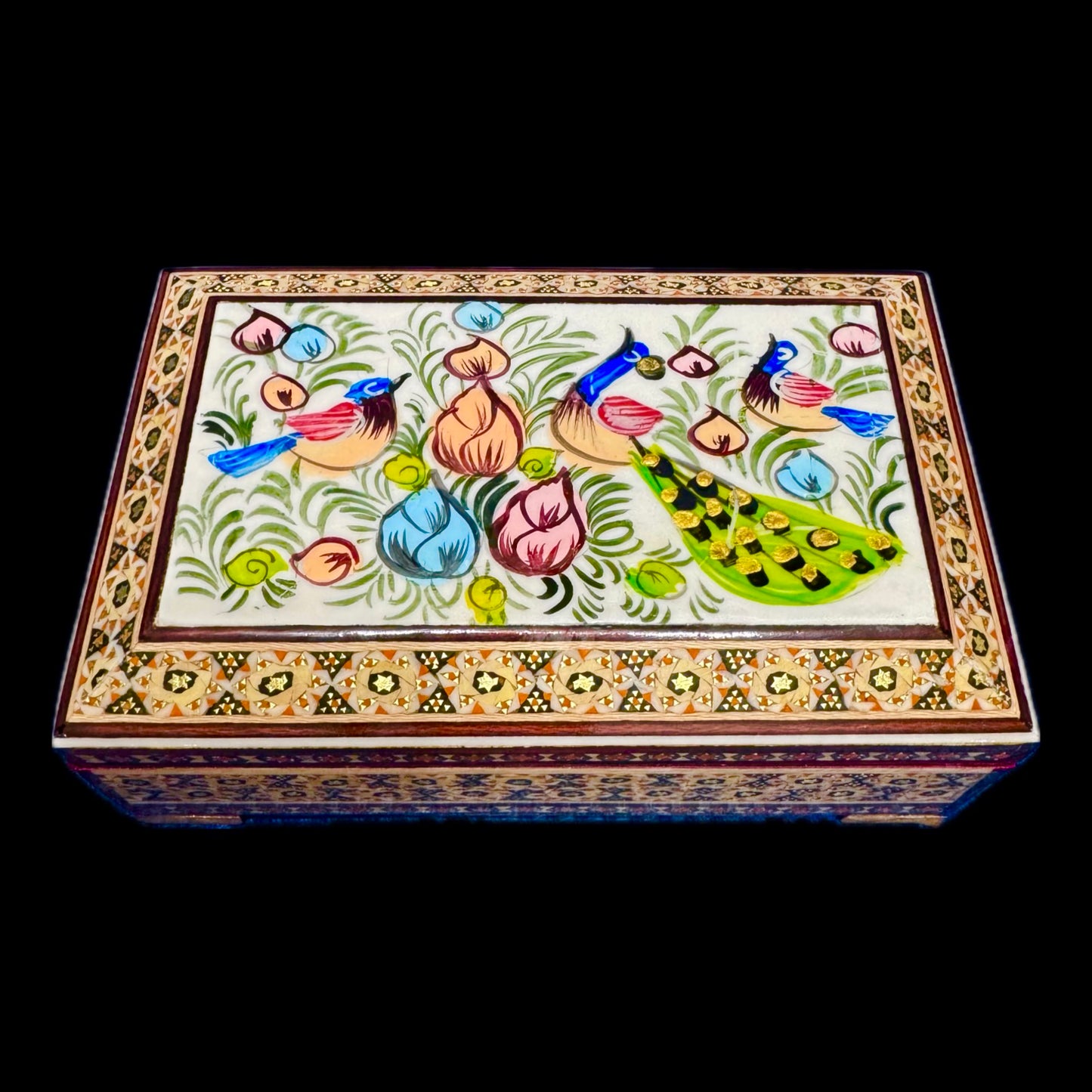 Handmade inlaid Khatam Kari boxes