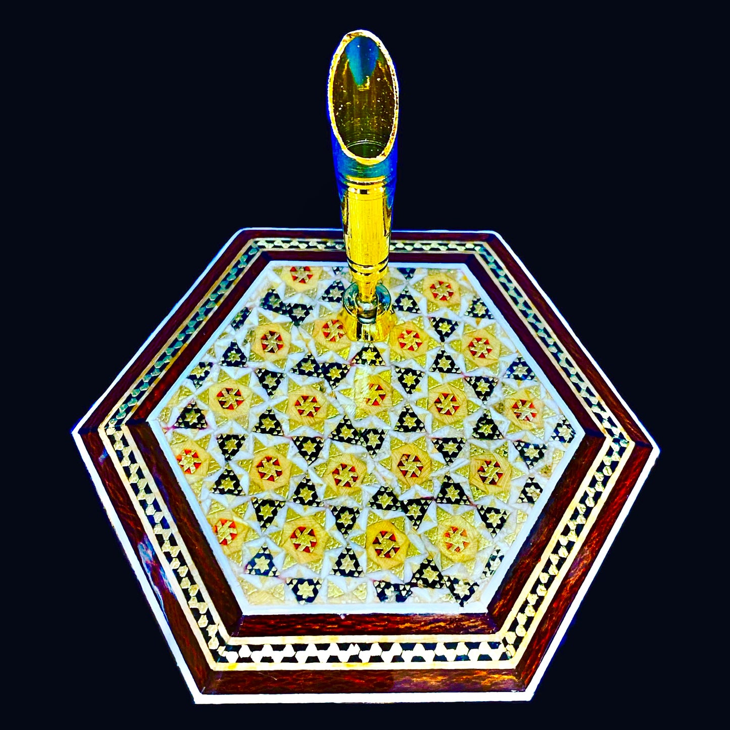 Handmade Inlaid Pen, Envelope or Business Card Holder