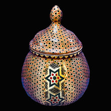 Load image into Gallery viewer, Handmade Inlaid On Copper Khatam Kari Dishes
