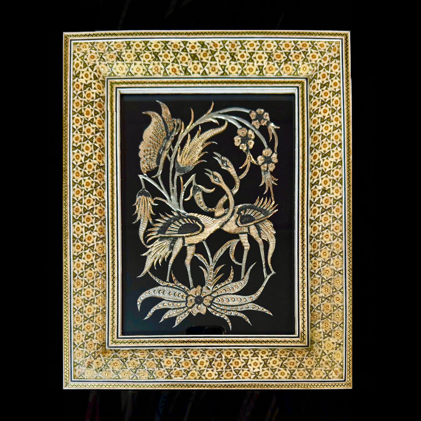 Handmade Inlaid Khatam Kari Wall Hanging Wall Art Frames