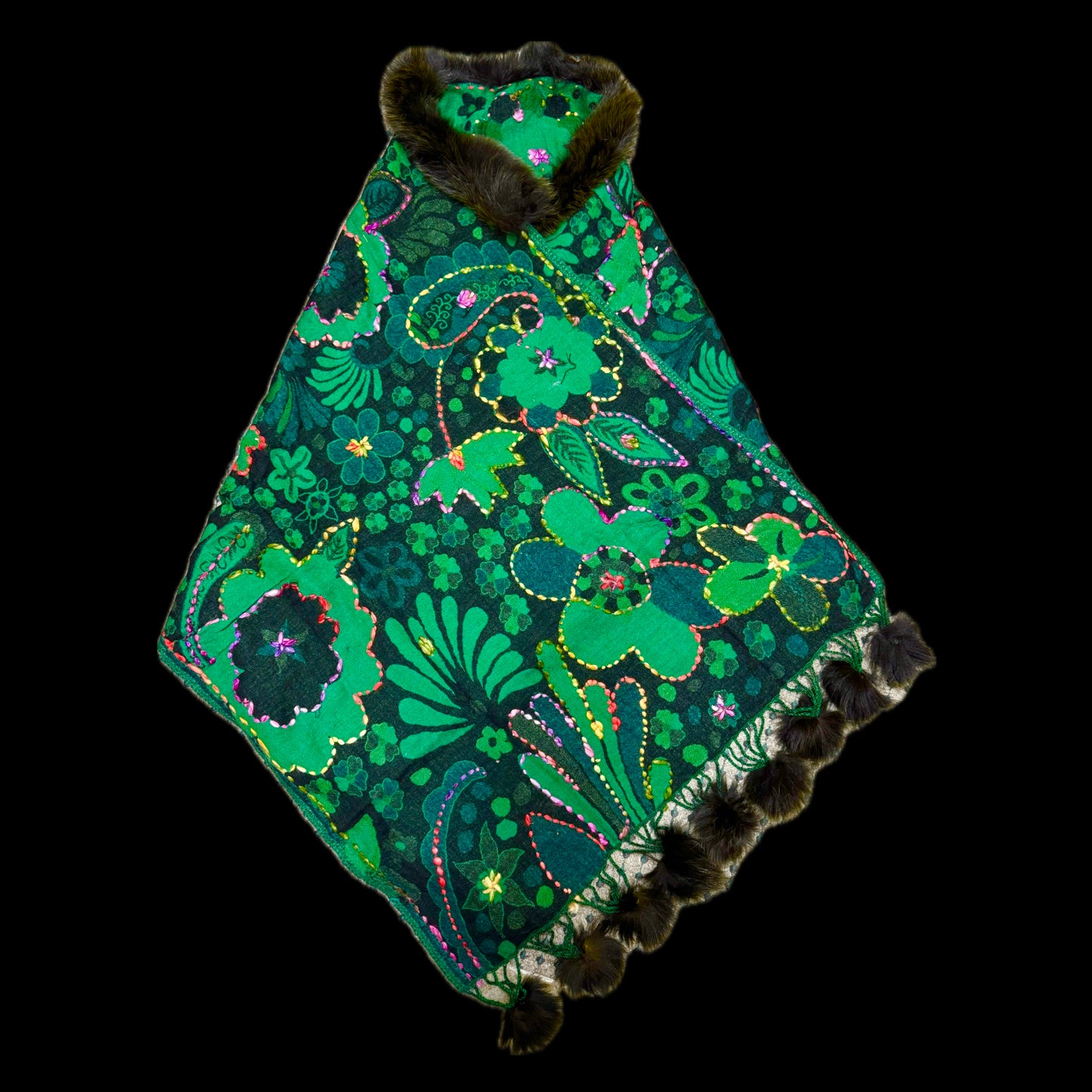 Handmade Scarf, Shawl, Wrap, Poncho, Cape