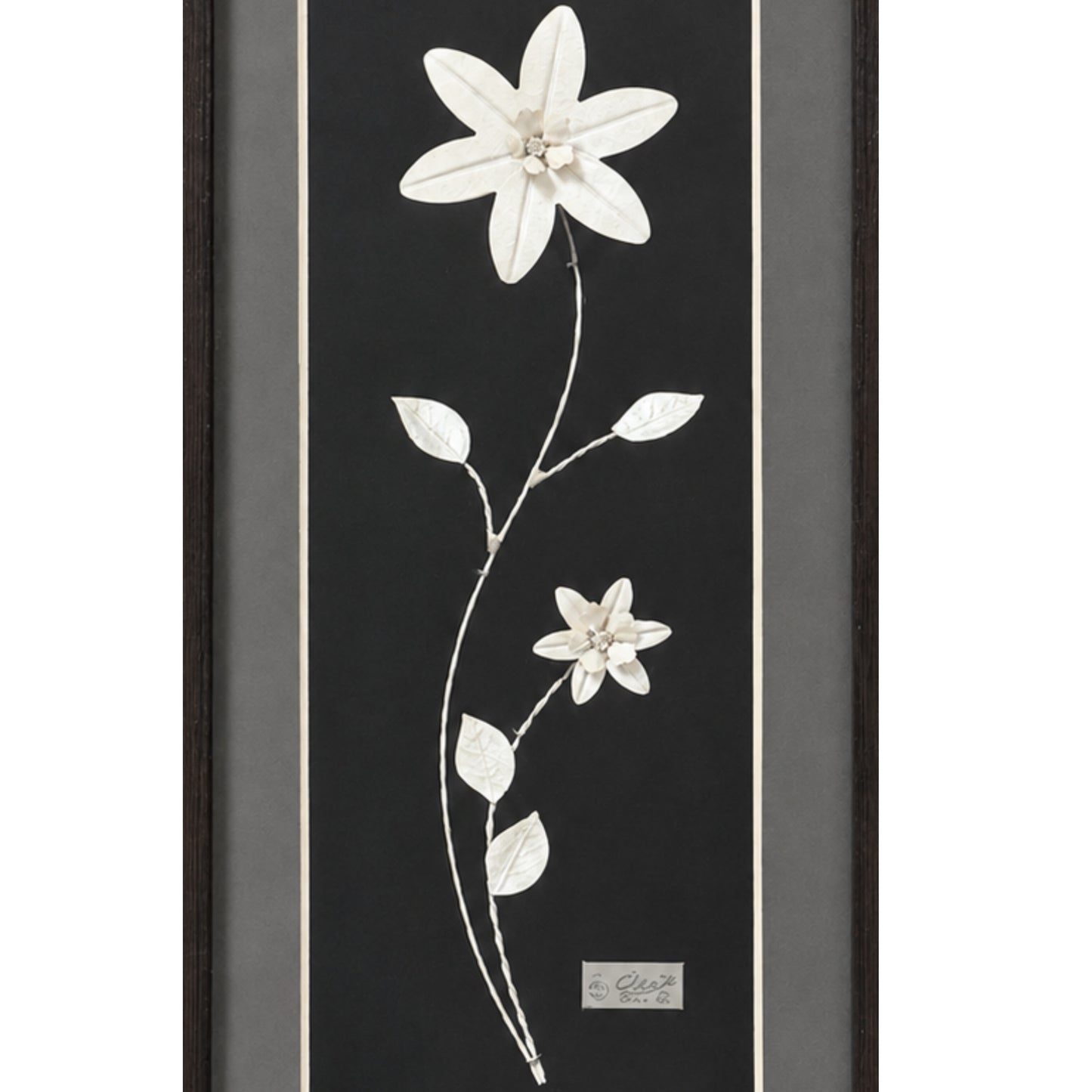 Handmade Filigree Silver Flower Frames