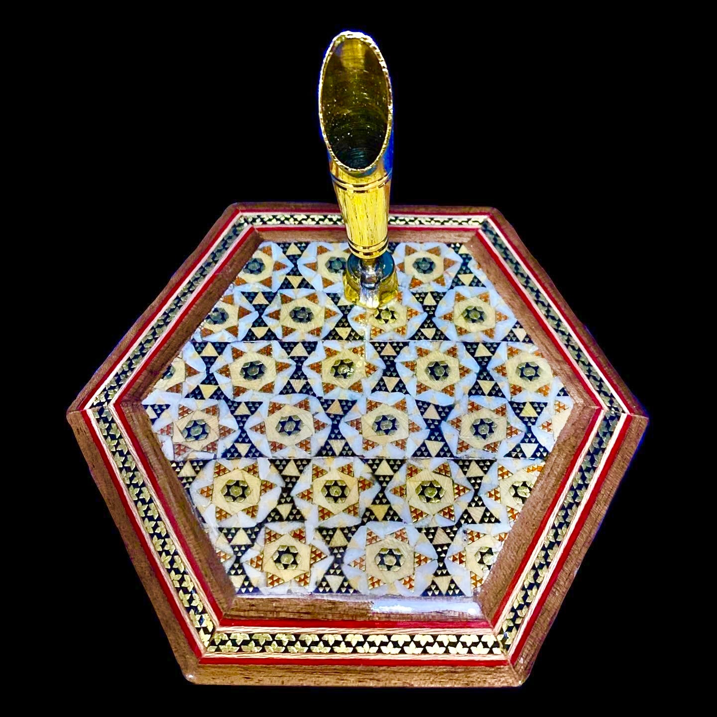 Handmade Inlaid Pen, Envelope or Business Card Holder